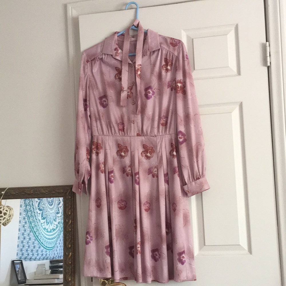 Vintage Floral Maxi Dress